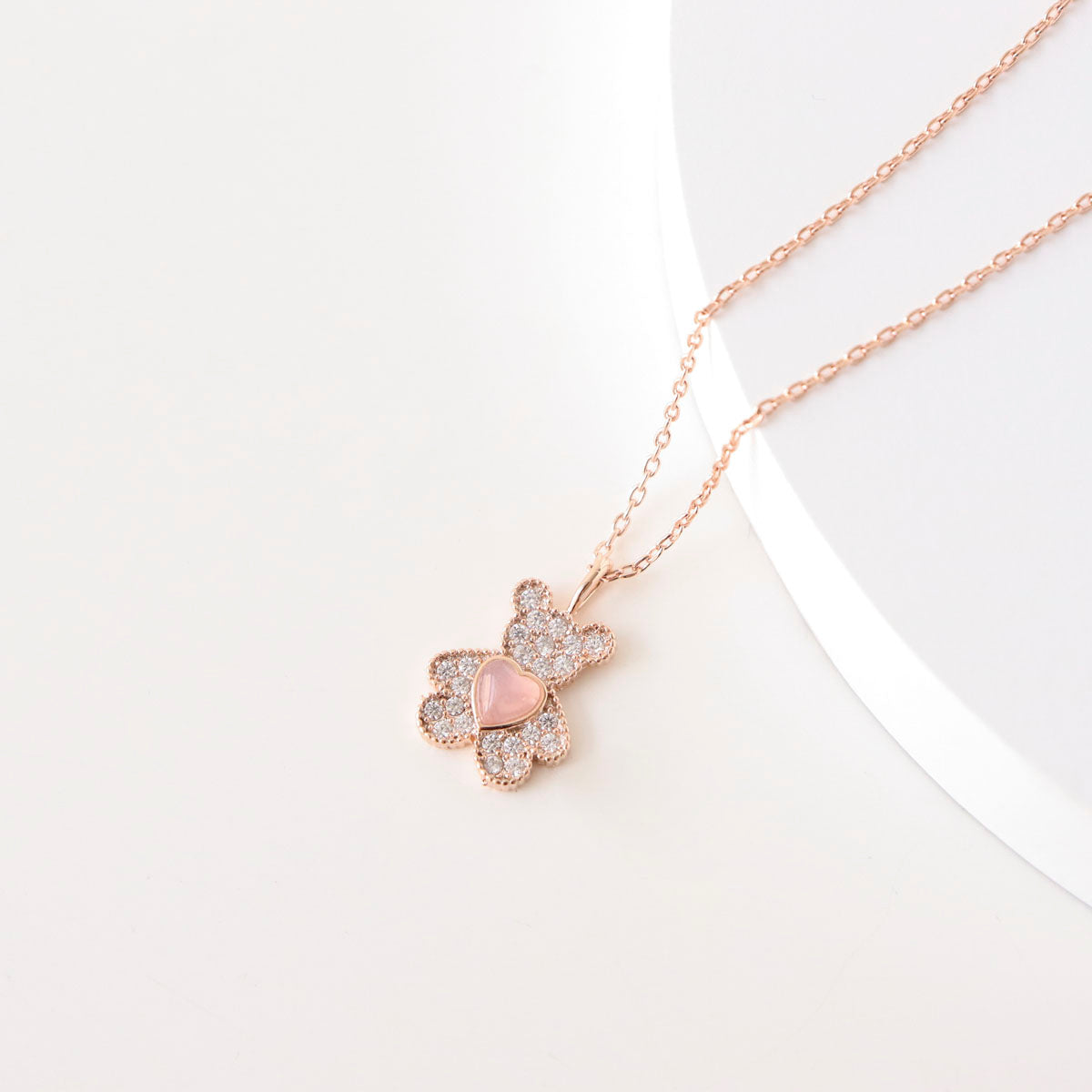Sparkling Teddy Necklace