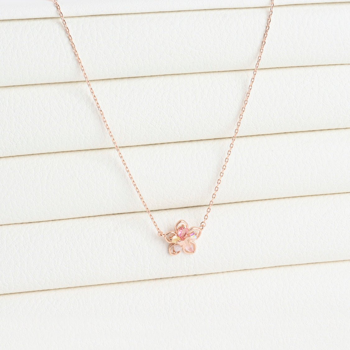 Gleaming Petals Necklace