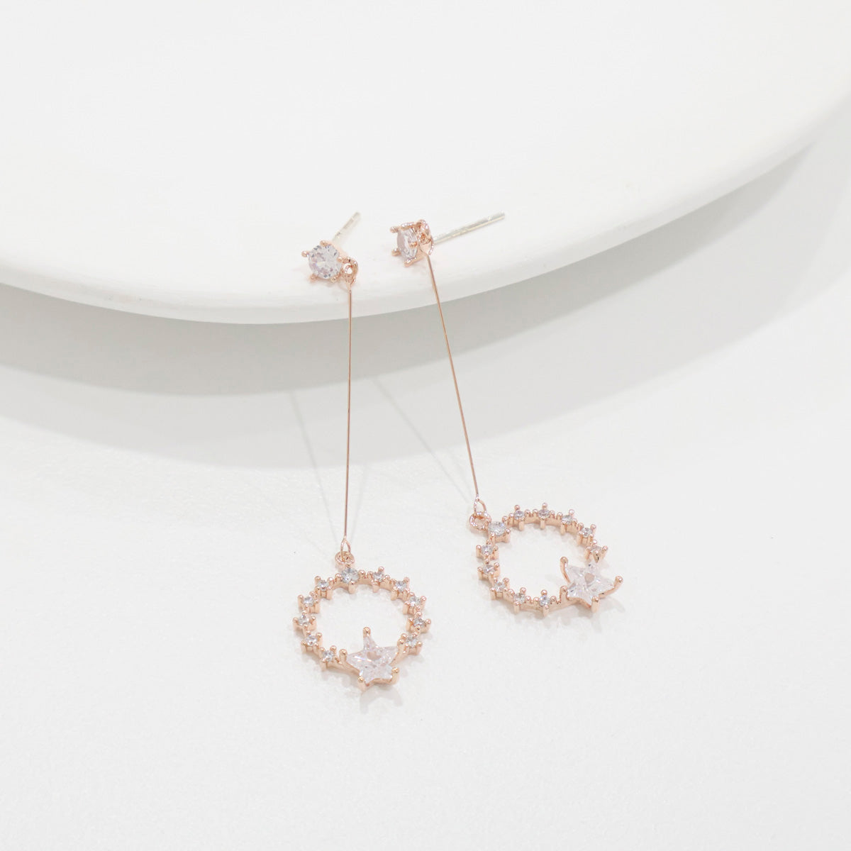 Stellar Sparkle Drop Earrings