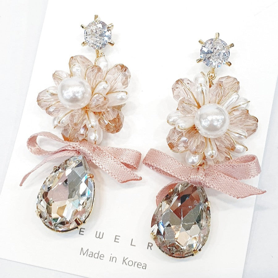 Shimmering Flora Earrings