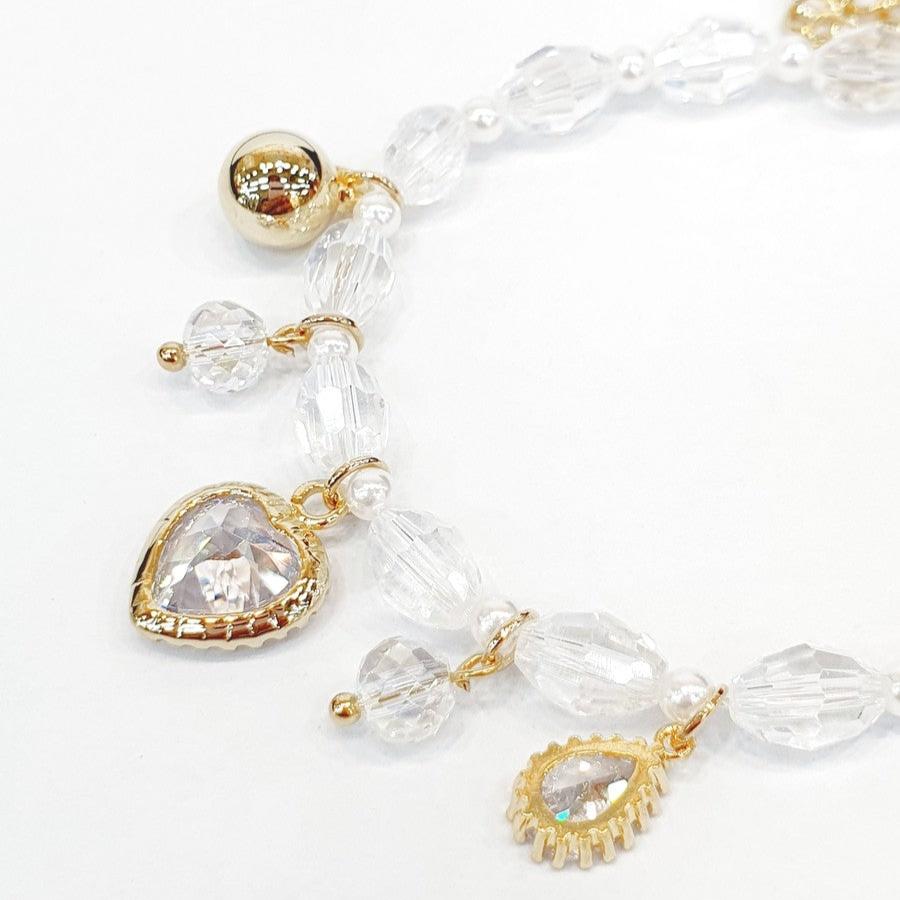 Shimmering Heart Glow Bracelet