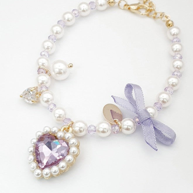 Pearl Glow in Lavender Bracelet