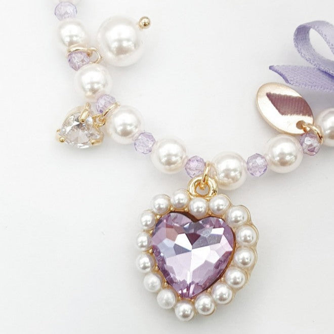 Pearl Glow in Lavender Bracelet