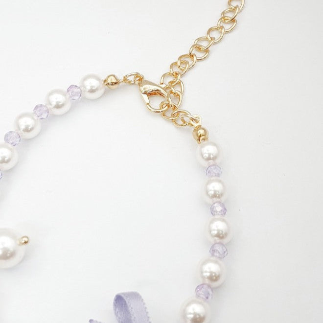 Pearl Glow in Lavender Bracelet