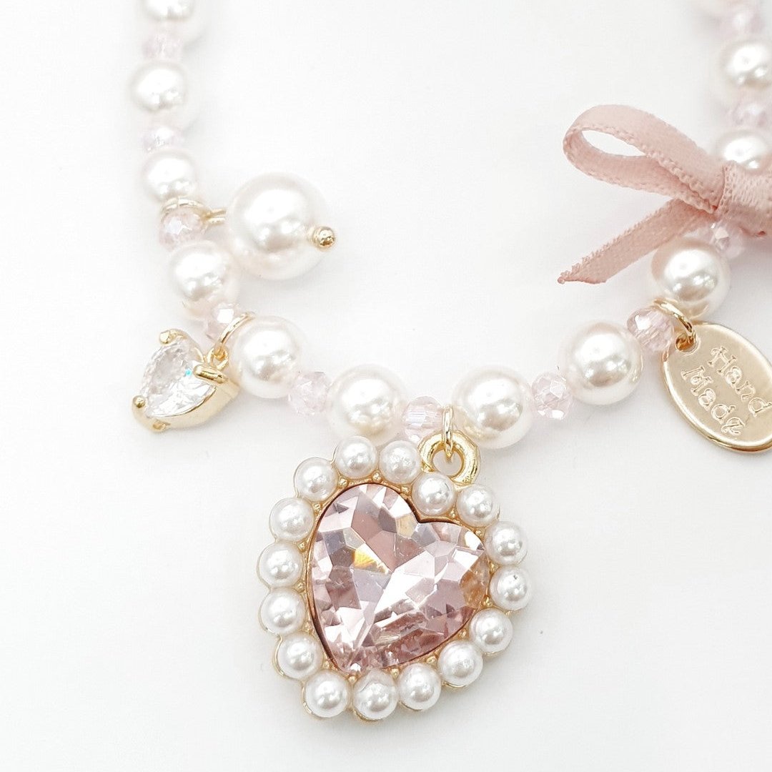 Pearl Heart Glow Bracelet
