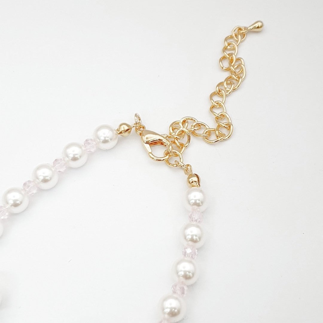 Pearl Heart Glow Bracelet