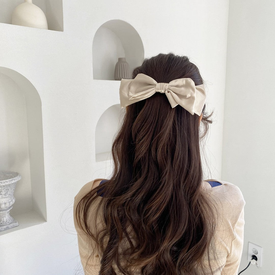 Satin Ribbon Hair Clip