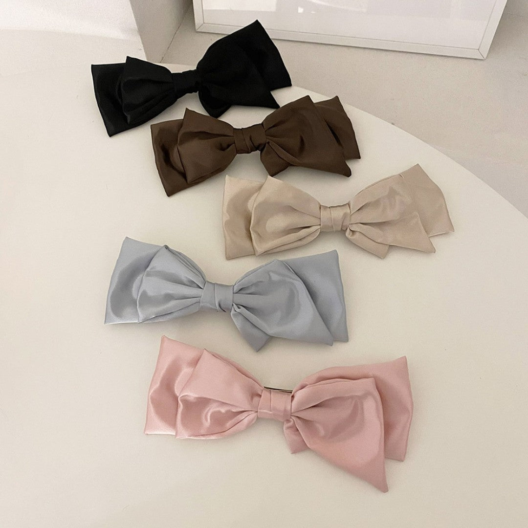 Satin Ribbon Hair Clip