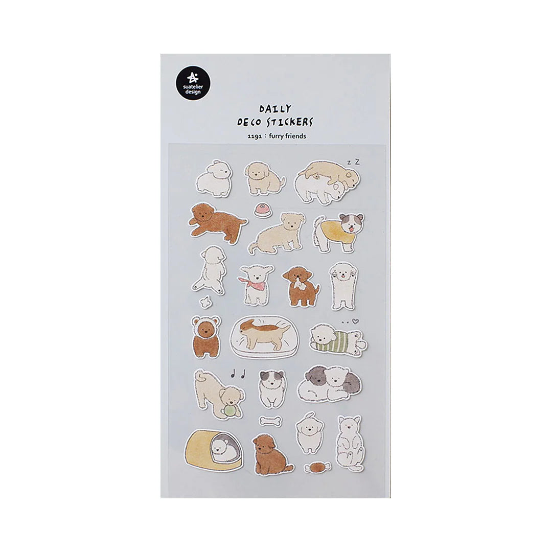 Suatelier stickers - furry friends