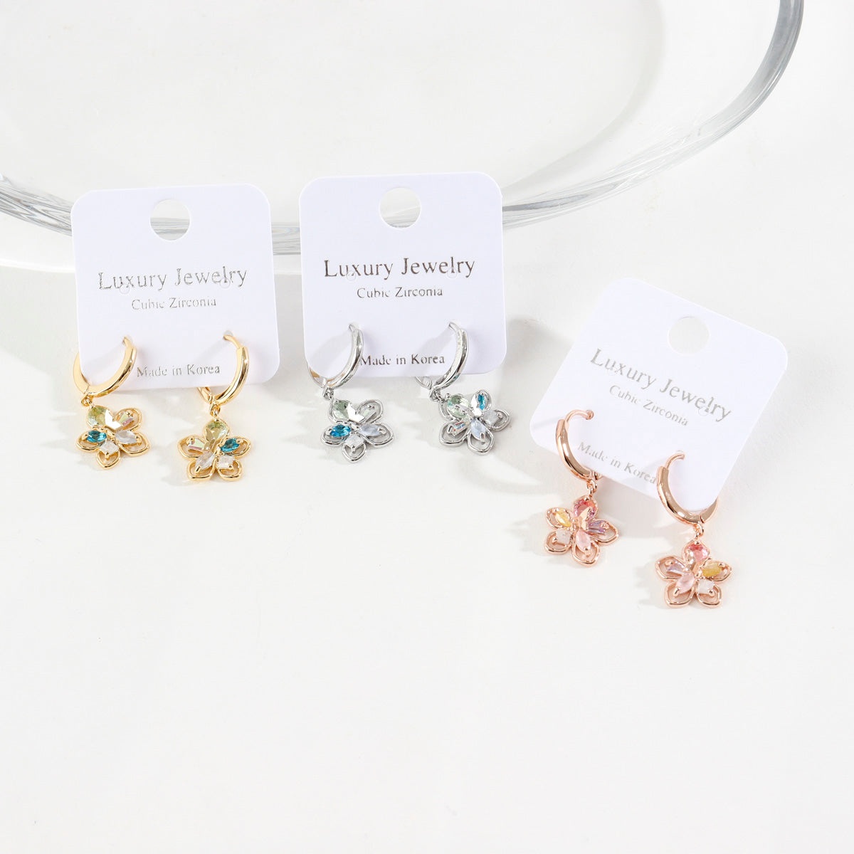 Gleaming Petals Earrings