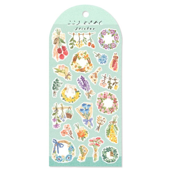 Flower Wreath Stickers
