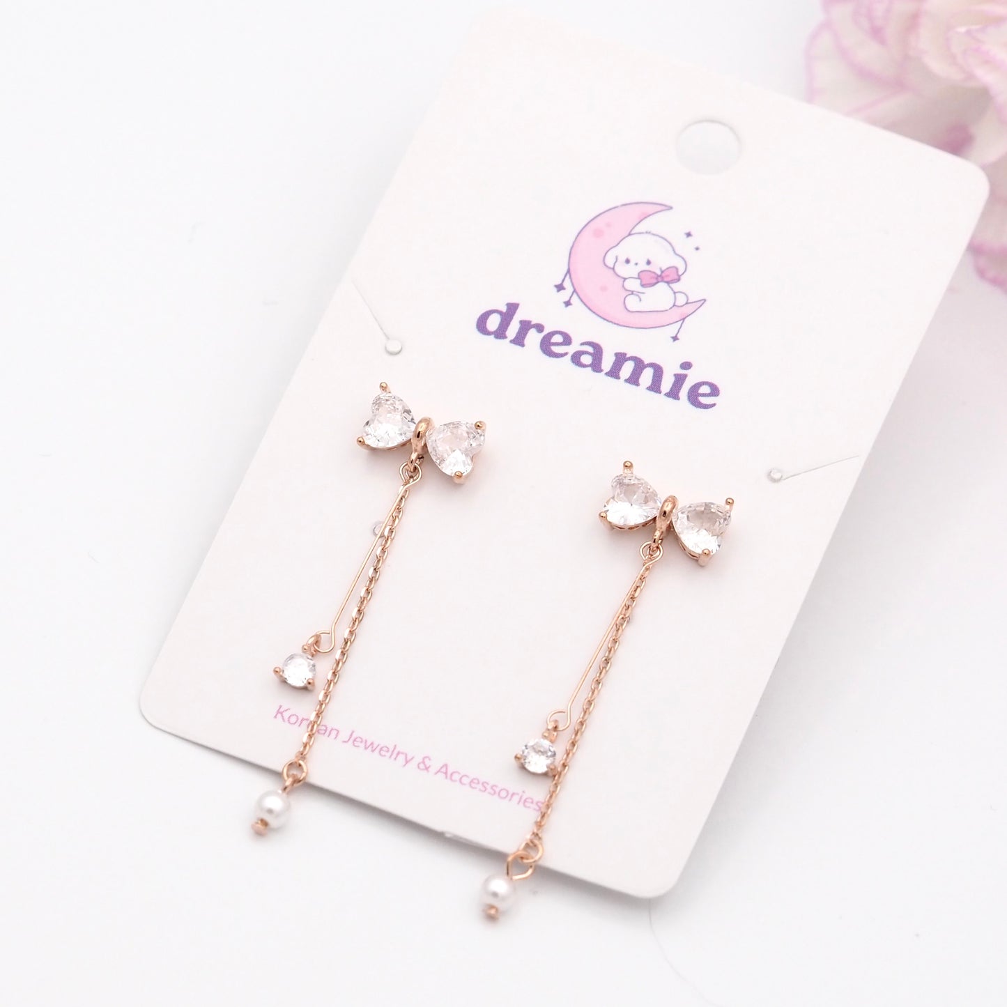 Ribbon Chaînette Earrings
