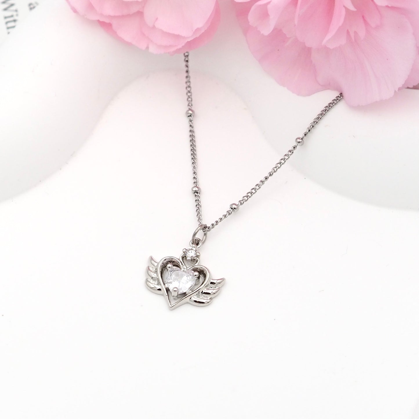 Angel Heart Spark Necklace