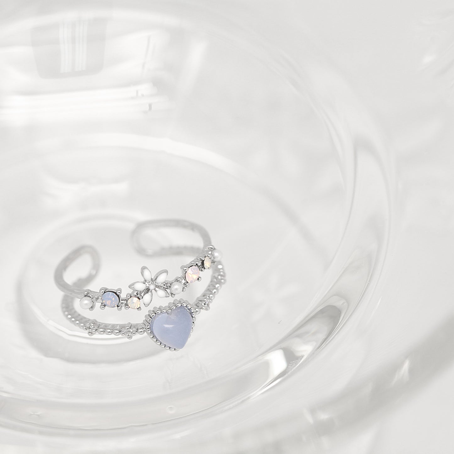 Layered Sky Love Ring