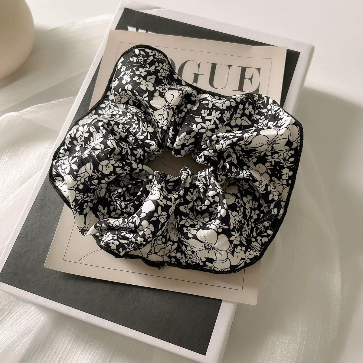 Flower Jumbo Scrunchie