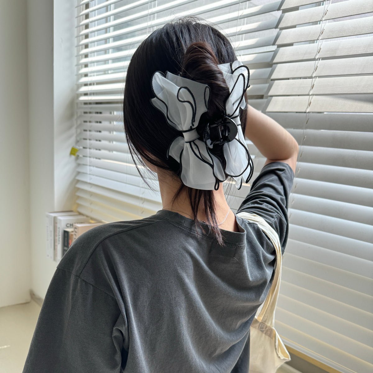 Organza Ribbon Hair Claw