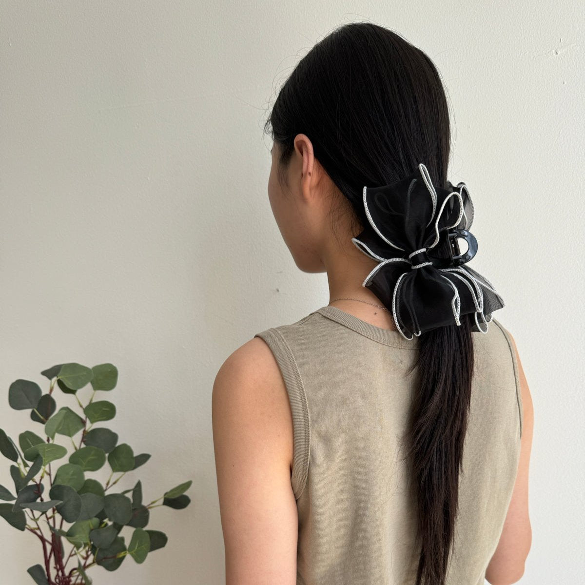 Organza Ribbon Hair Claw