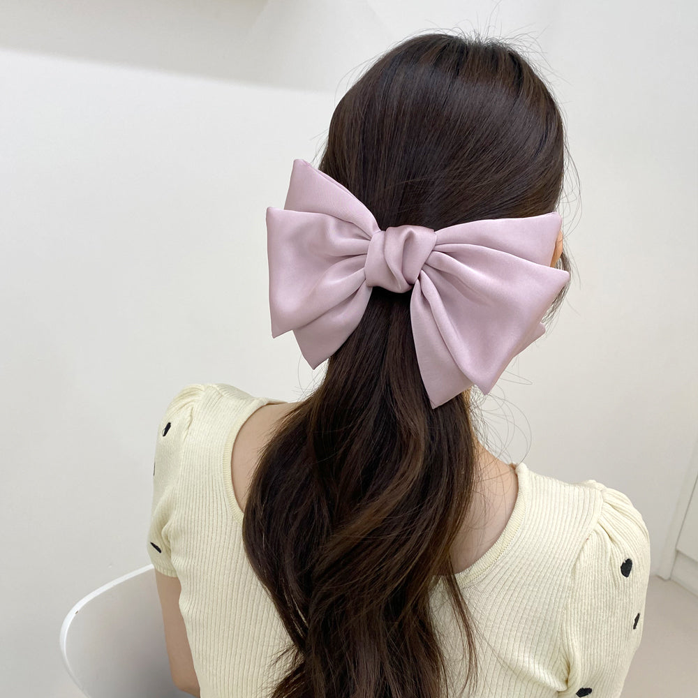 Satin Ribbon Hair Clip