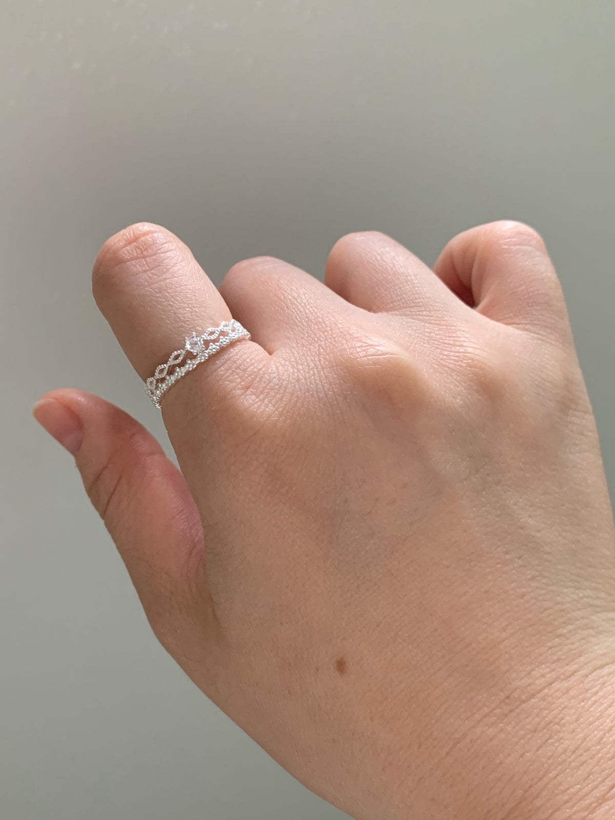 925 Silver Celestial Crown Ring