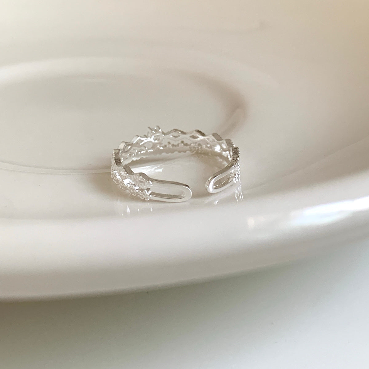 925 Silver Celestial Crown Ring