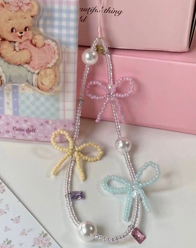 Pastel Ribbo Phone Strap
