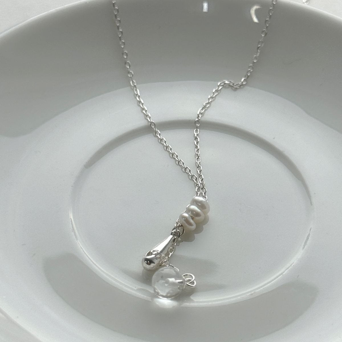 925 Silver Luminous Grace Necklace