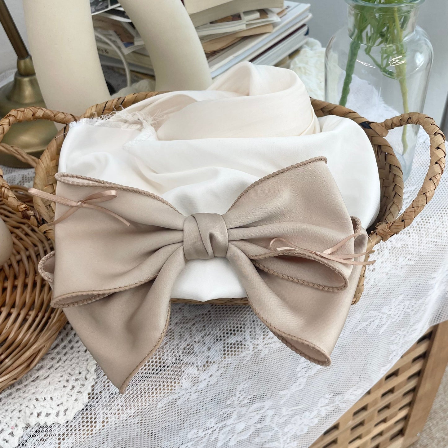 Princess Satin Ribbon Hair Clip