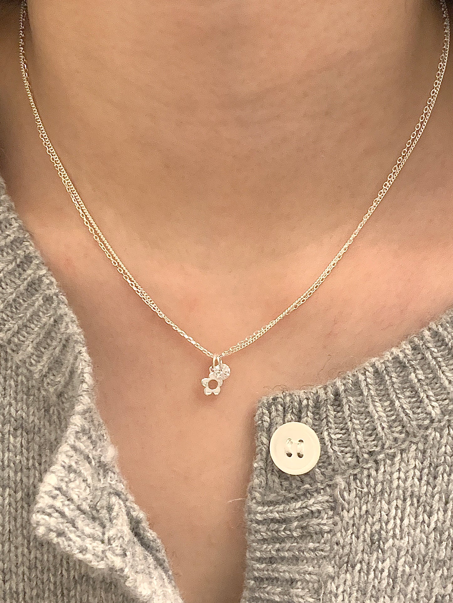 Silver 925 Blooming Melody Necklace