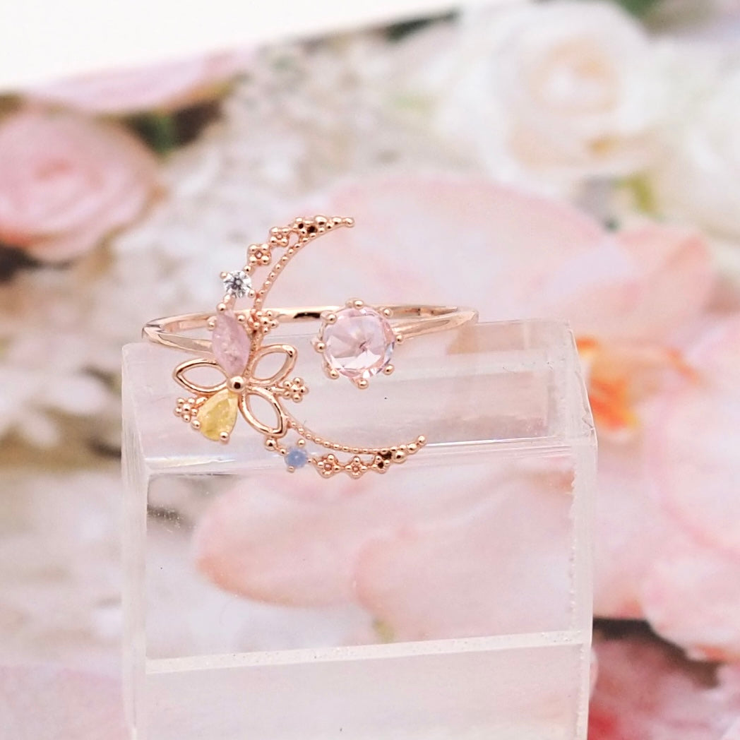 Twinkle Moon Ring