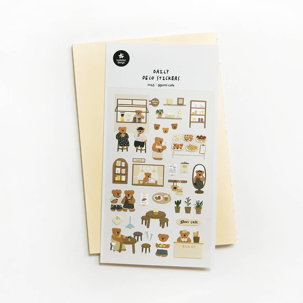 Suatelier stickers - Ggumi Cafe