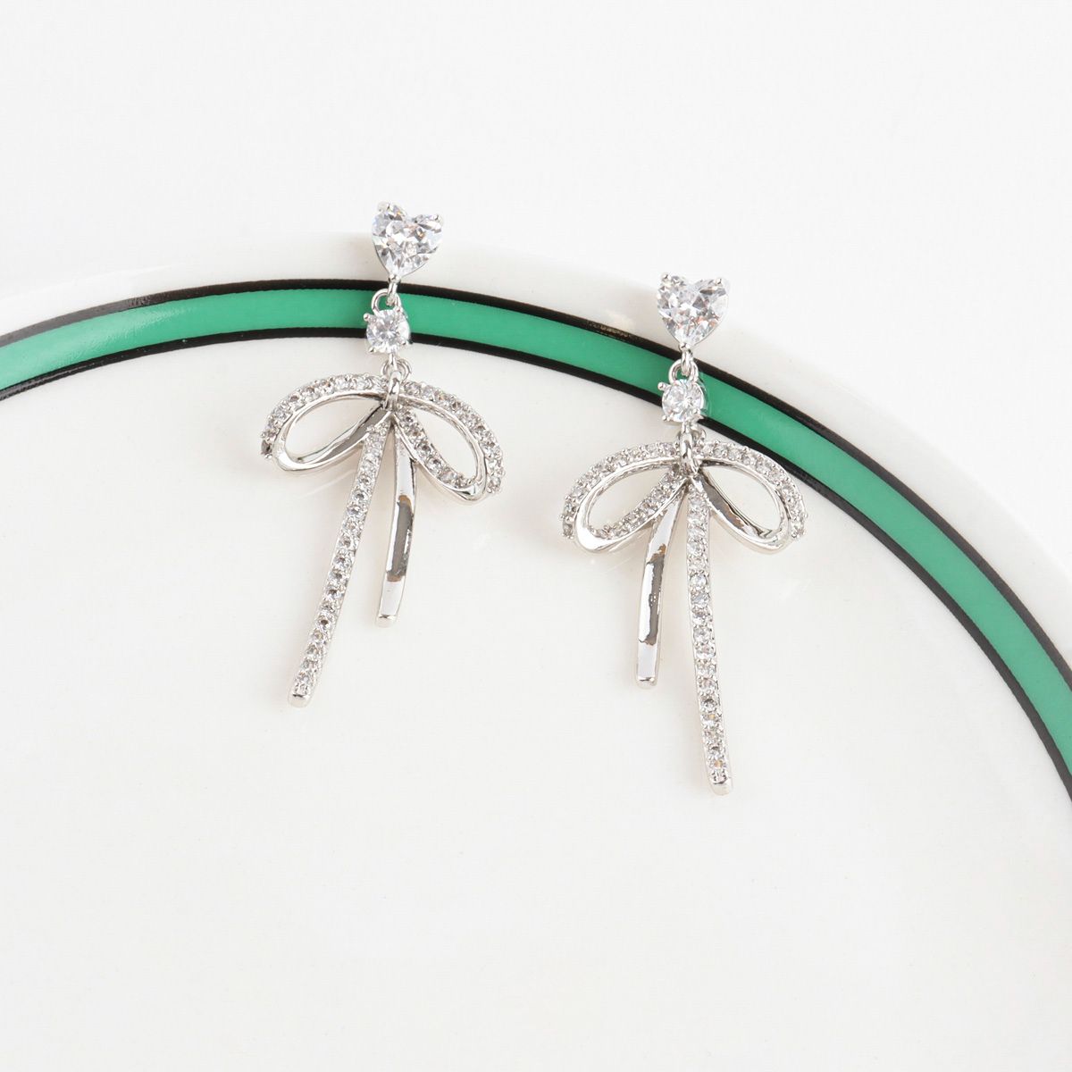 Aurora Bow Drops Earrings