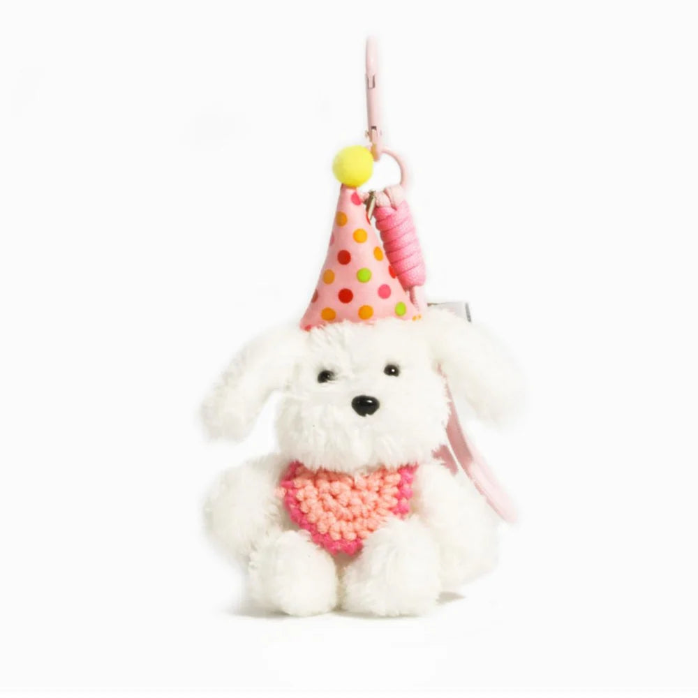 Party Puppy Keyring