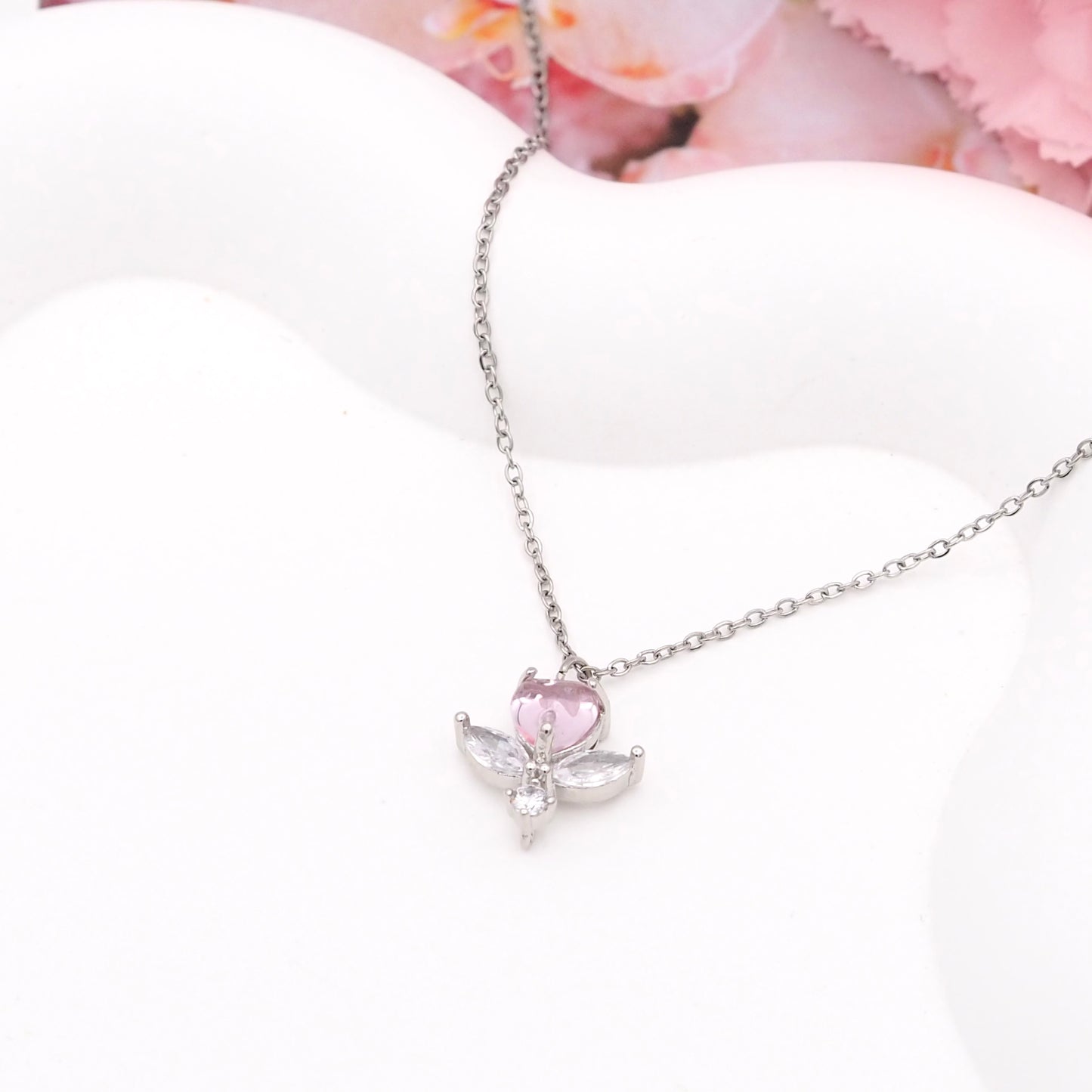 Tulip Belle Necklace - purple