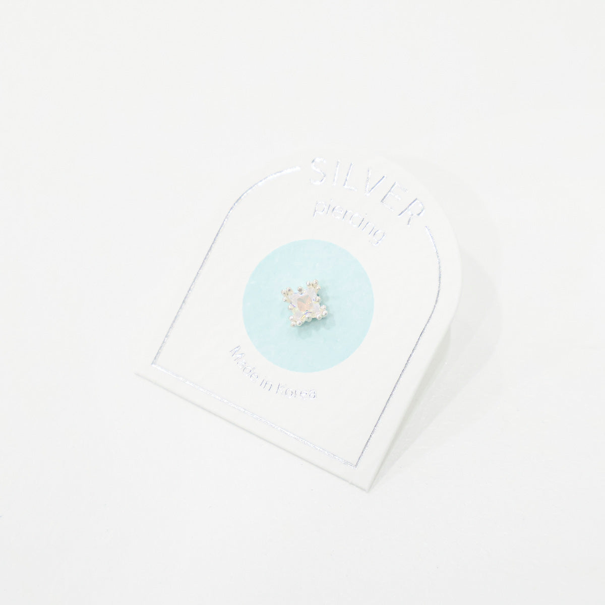 Mini Silver 925 Piercing Cubic