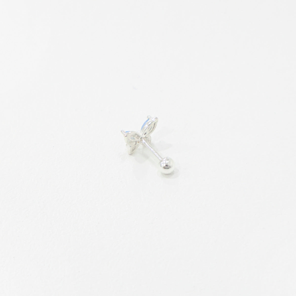 Mini Silver 925 Piercing Blue Butterfly