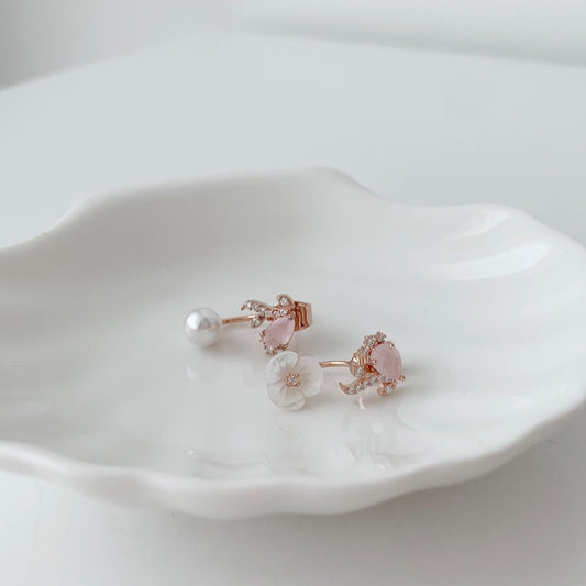 Mother-of-Pearl Blush Earrings