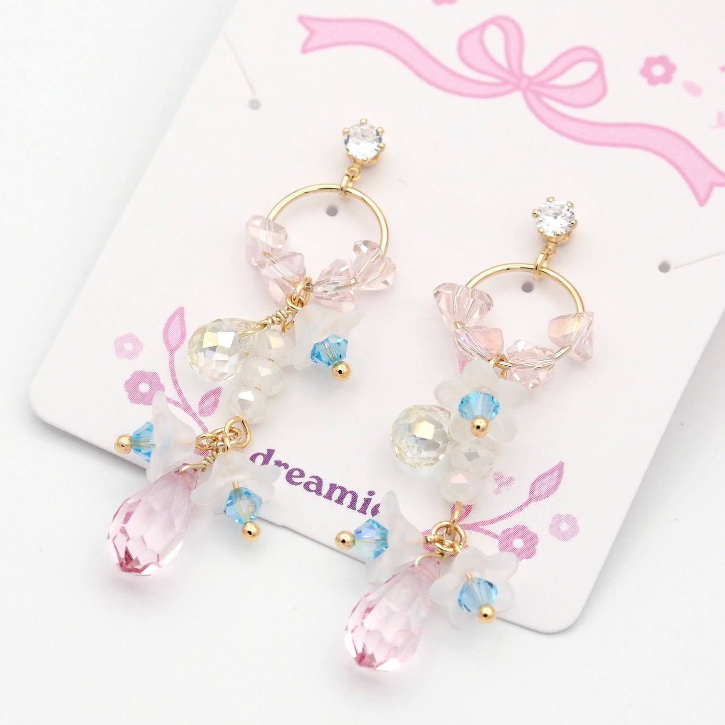 Spring Bloom Crystal Earrings