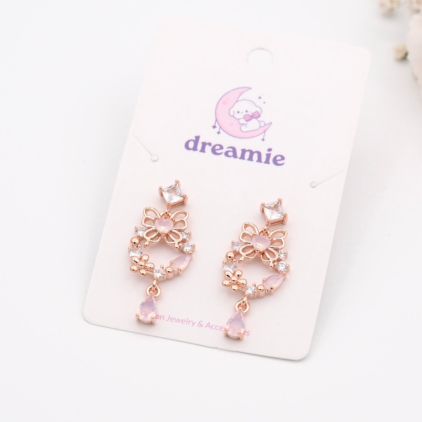 Cherry Flutter Drop Earrings