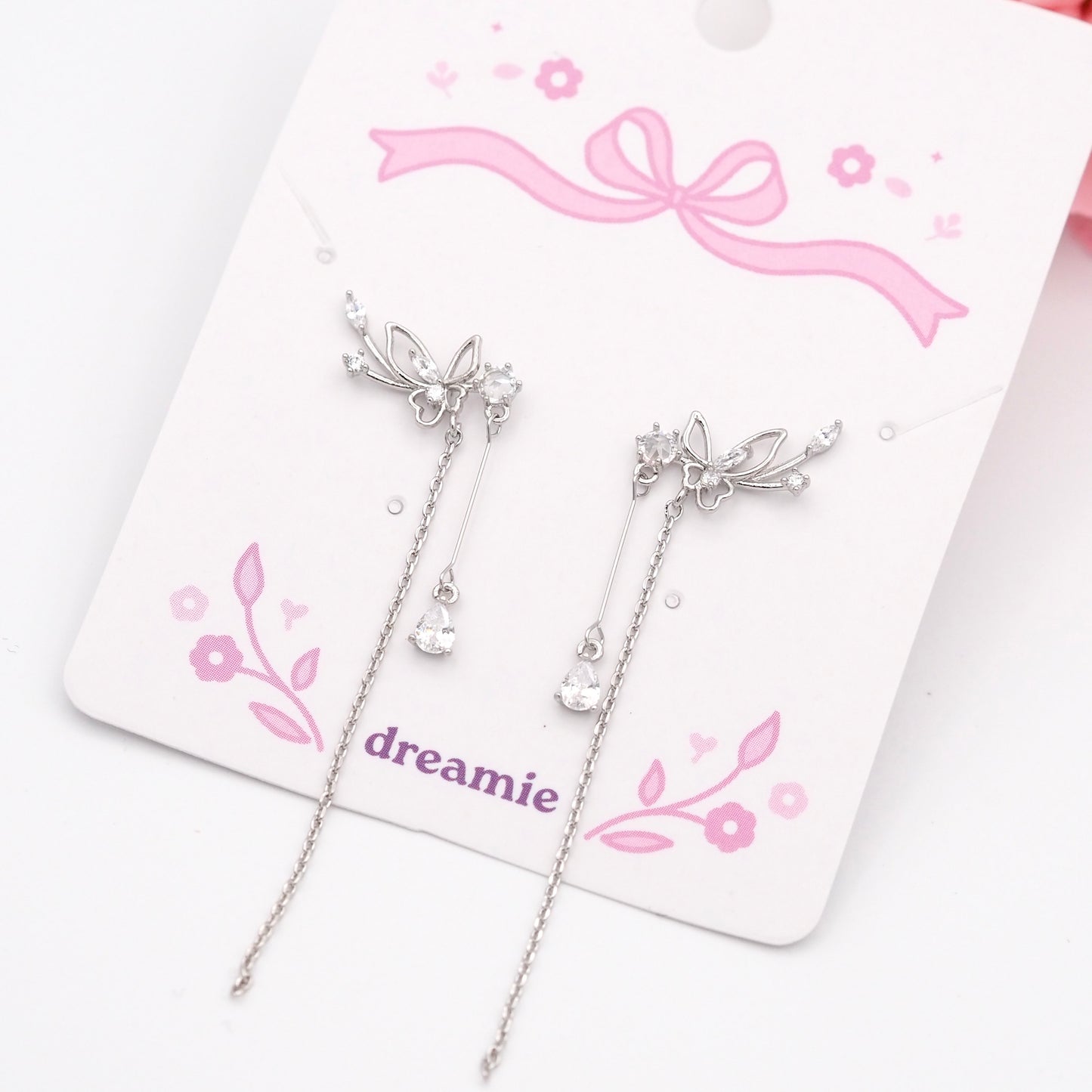 Soft Flutter Drop Earrings