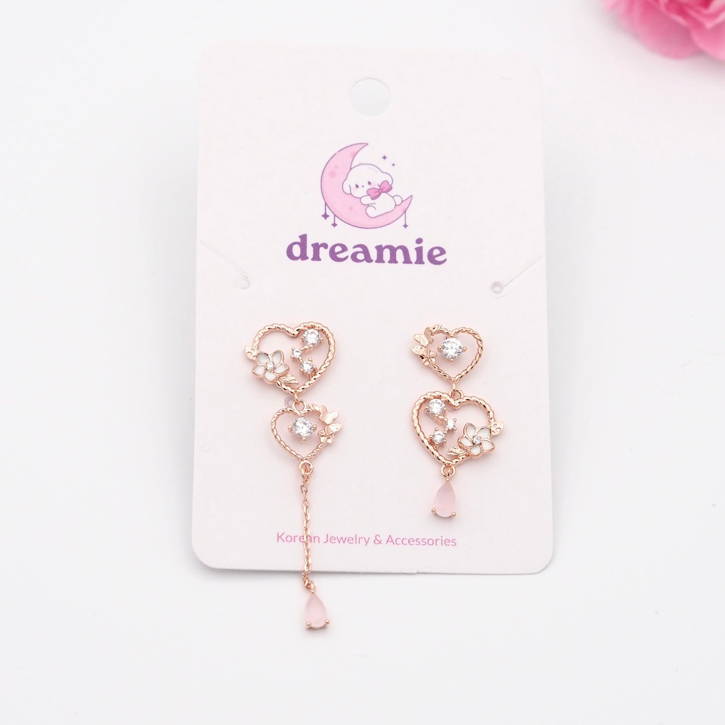 Rosé Bloomfly Earrings