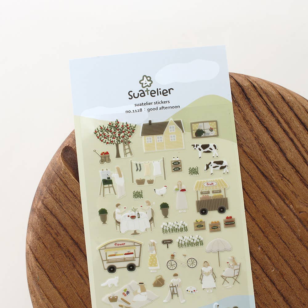 Suatelier stickers - Good Afternoon