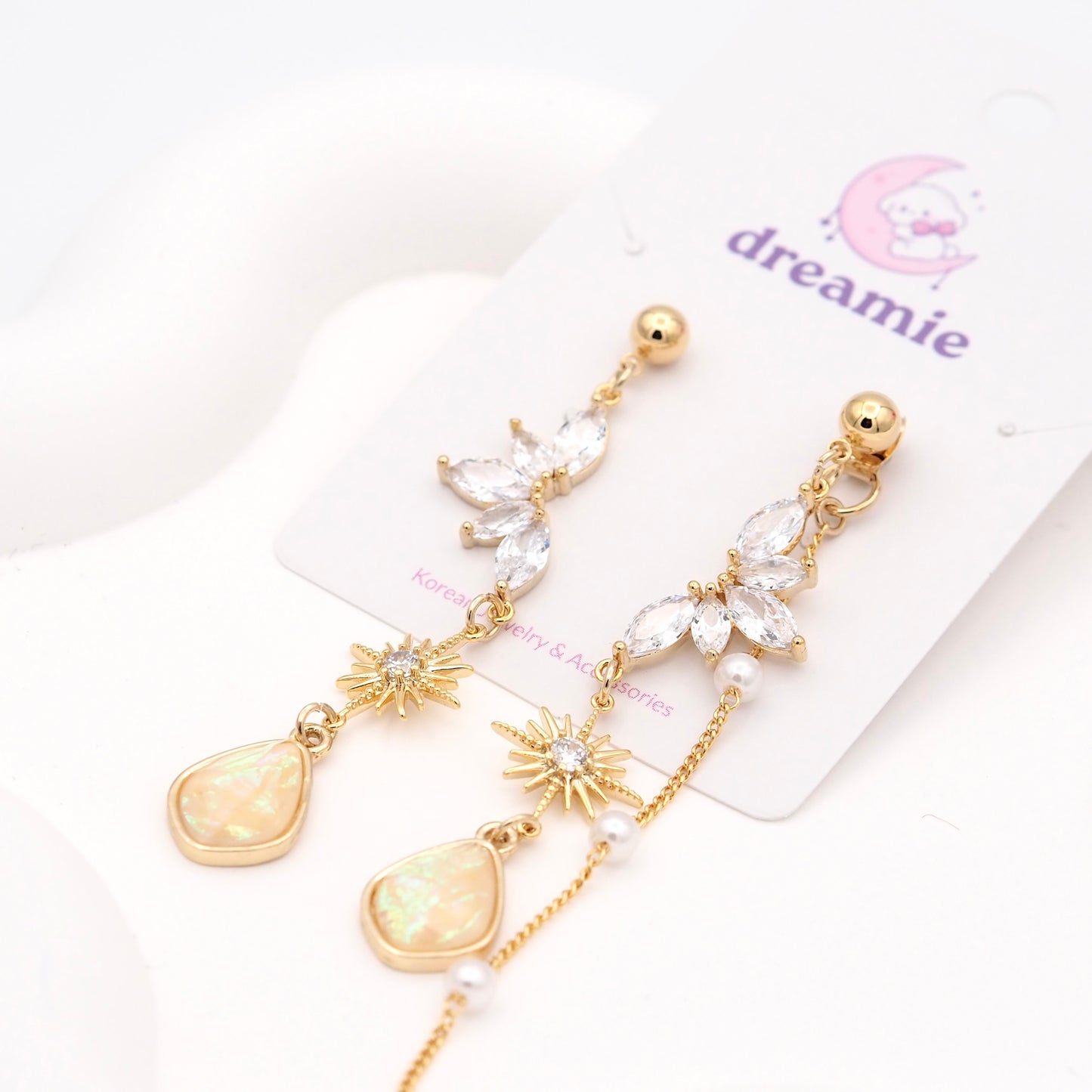 White Night Earrings