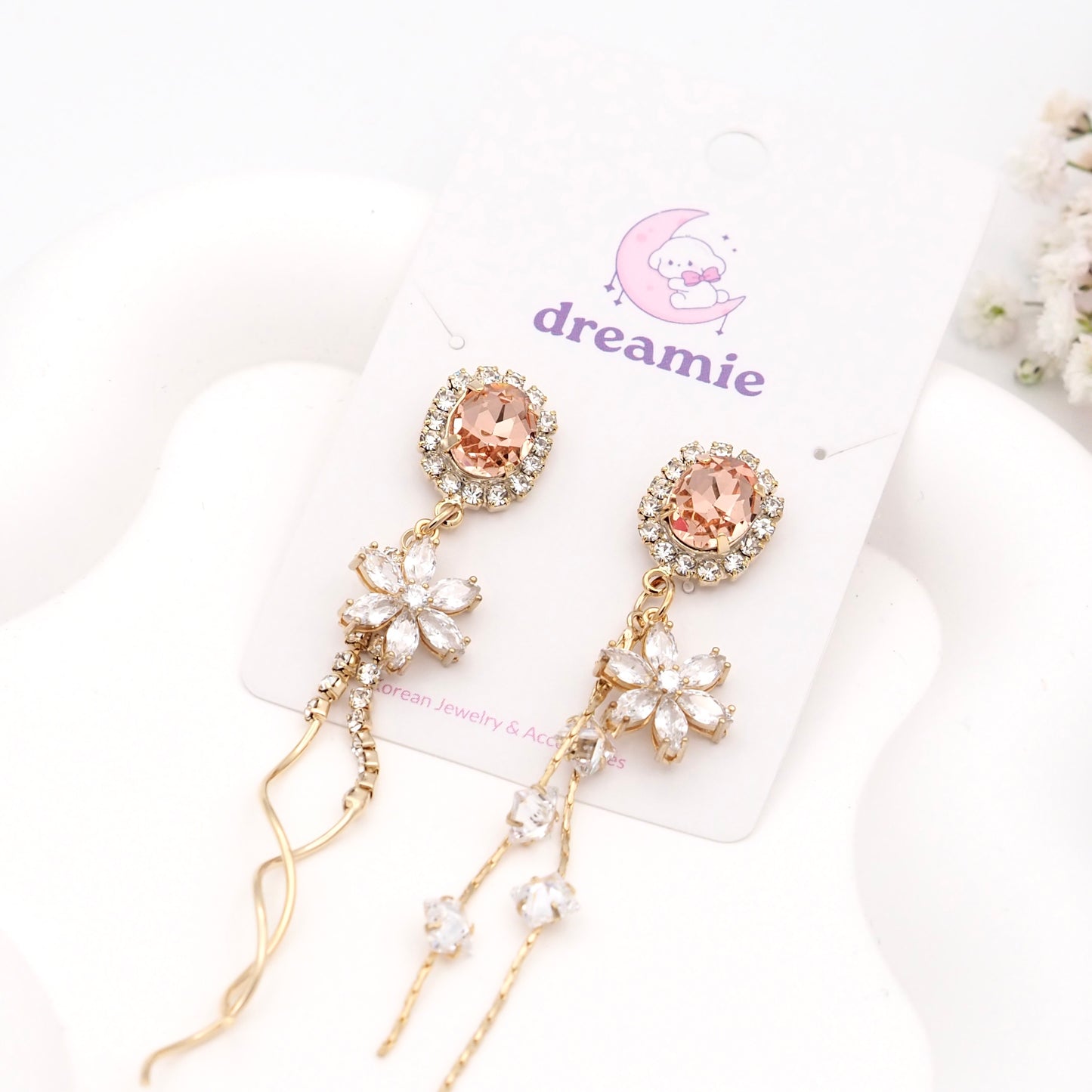 Diamond Petals Earrings
