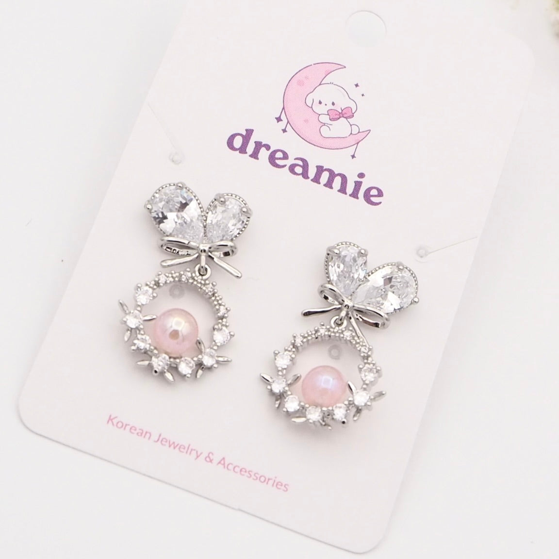 Aurora Ribbon Wreath Earrings
