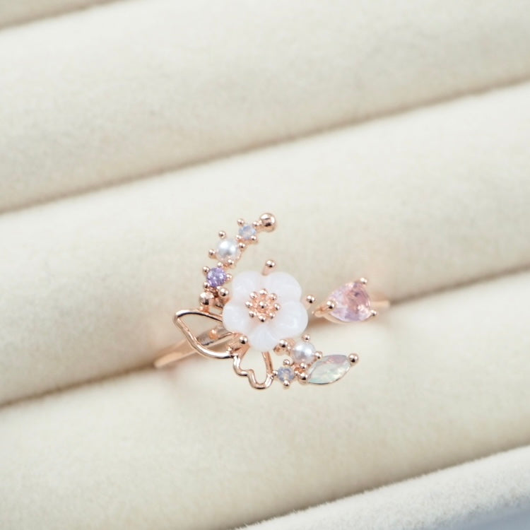 Lunar Blossom Celestial Ring