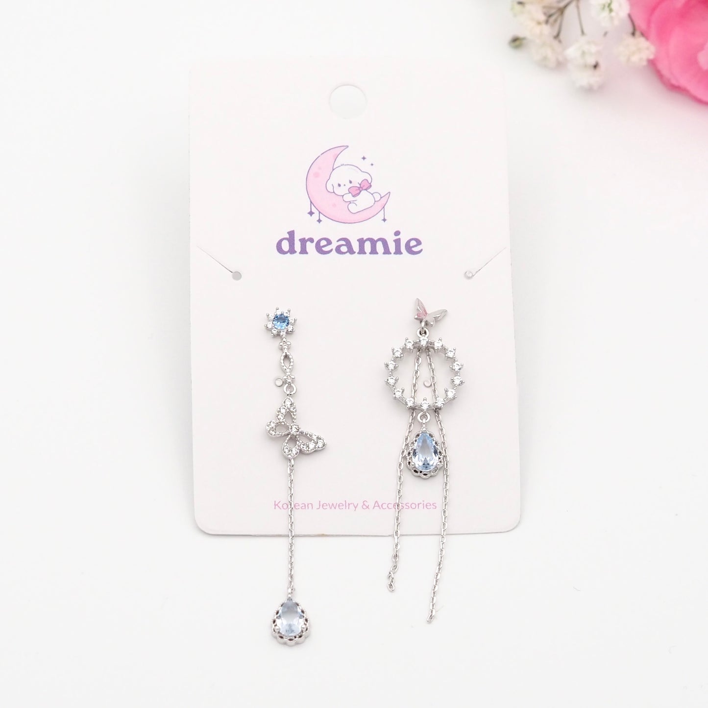 Crystal Sky Butterfly Earrings
