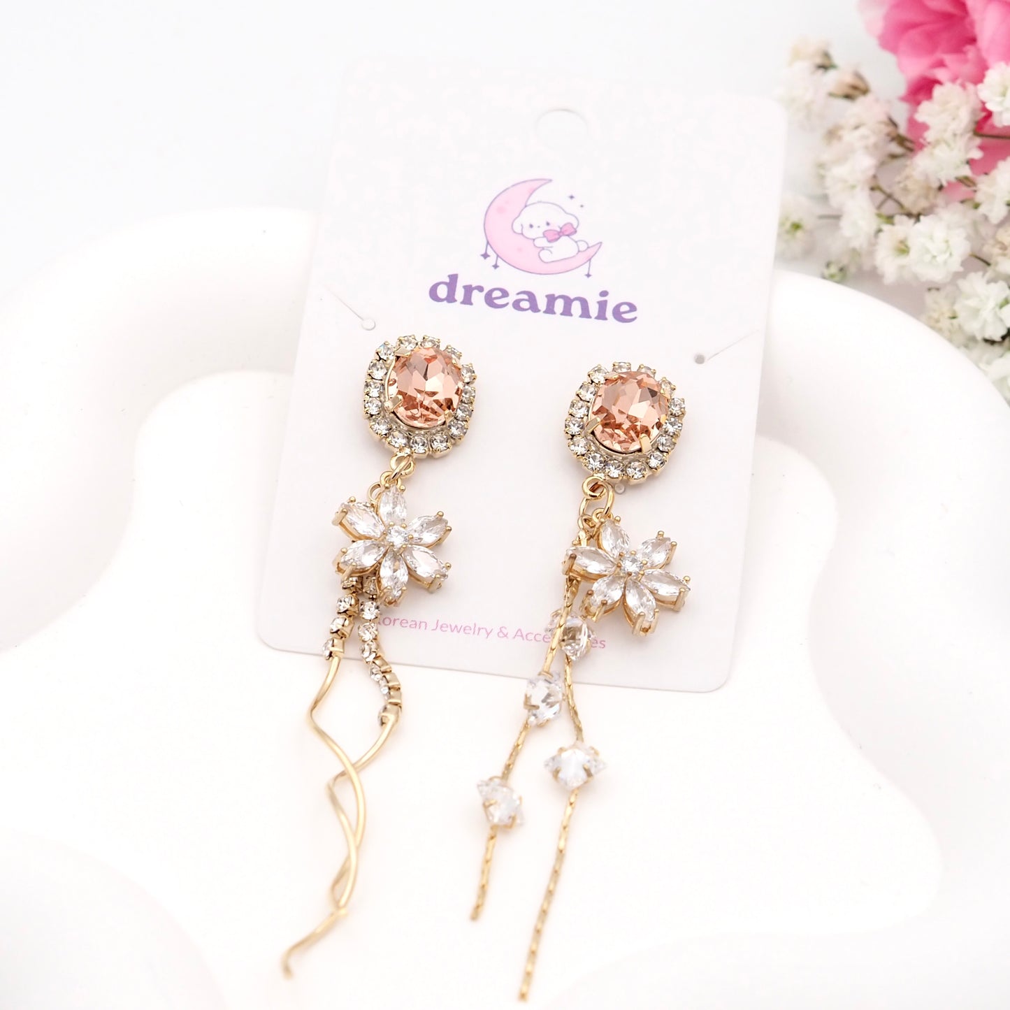 Diamond Petals Earrings