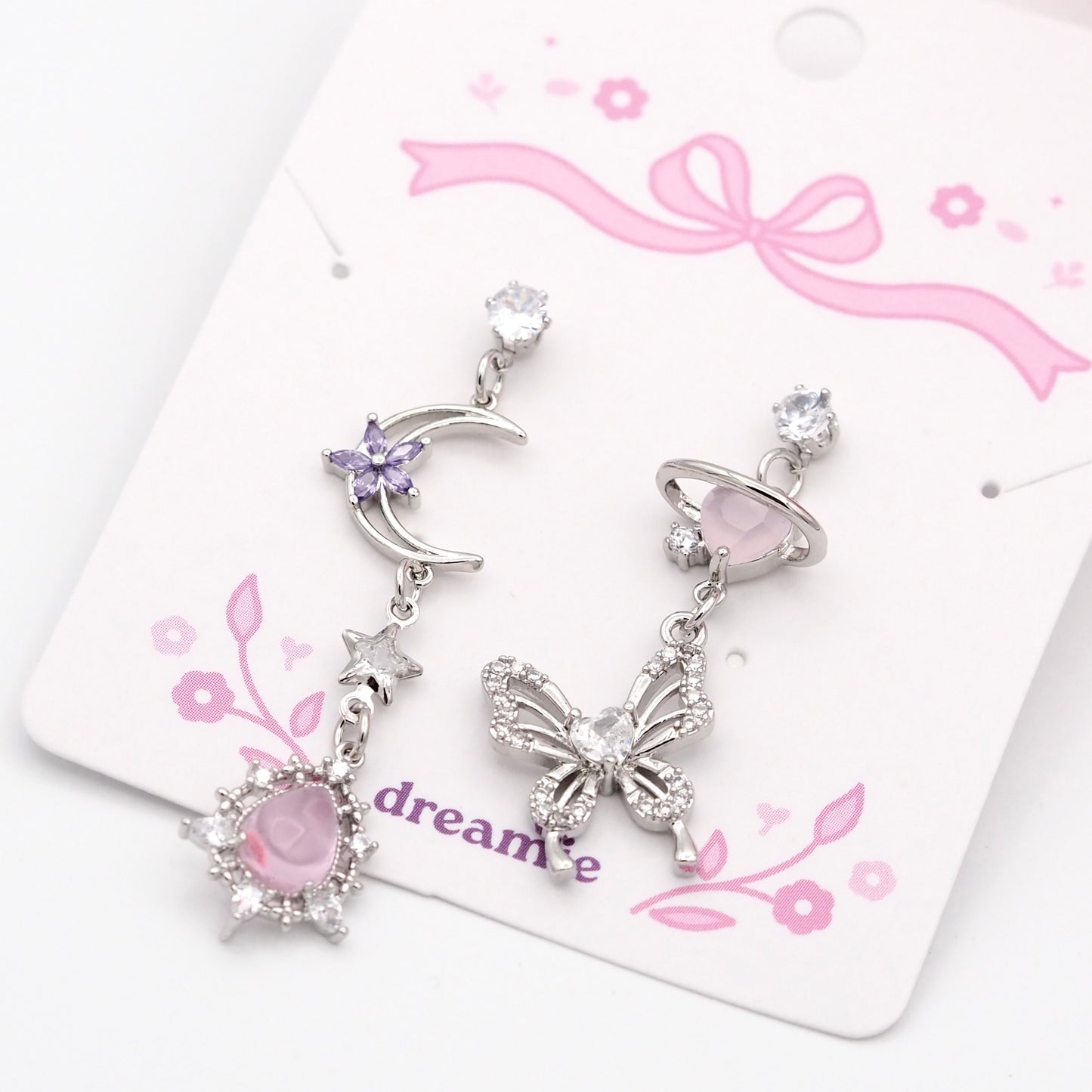 Butterfly in the Moonlight Earrings