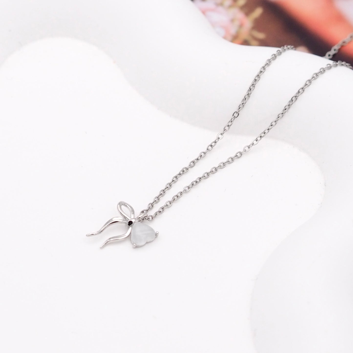 Bow Stainless Steel Necklace