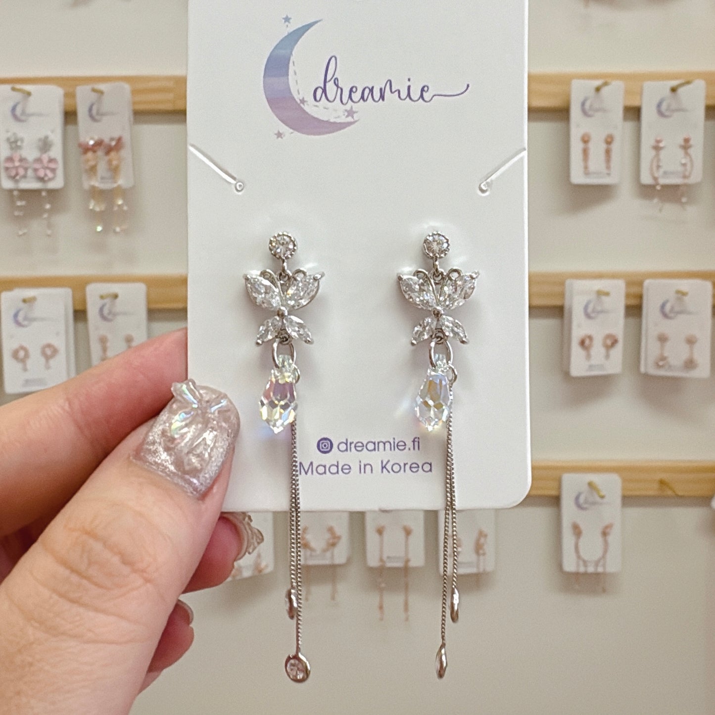 Butterfly Dazzle Drop Earrings